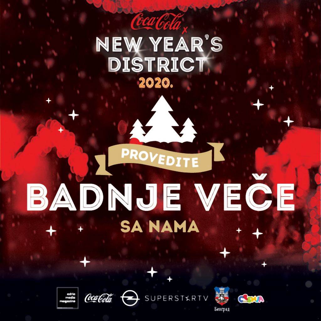 BOŽIĆ NA DRUGAČIJI NAČIN: proslavite najlepši praznik na Coca-Cola x New Year’s Districtu