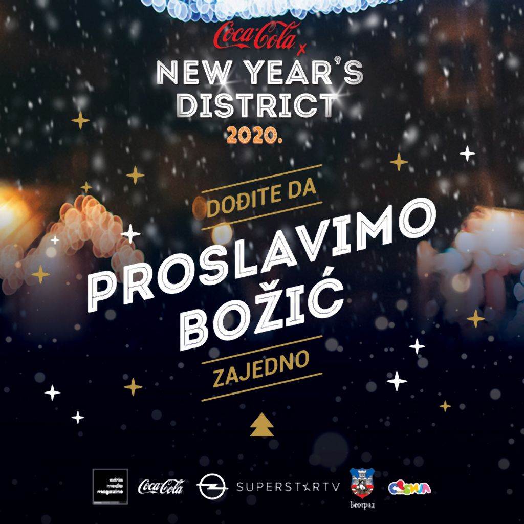BOŽIĆ NA DRUGAČIJI NAČIN: proslavite najlepši praznik na Coca-Cola x New Year’s Districtu