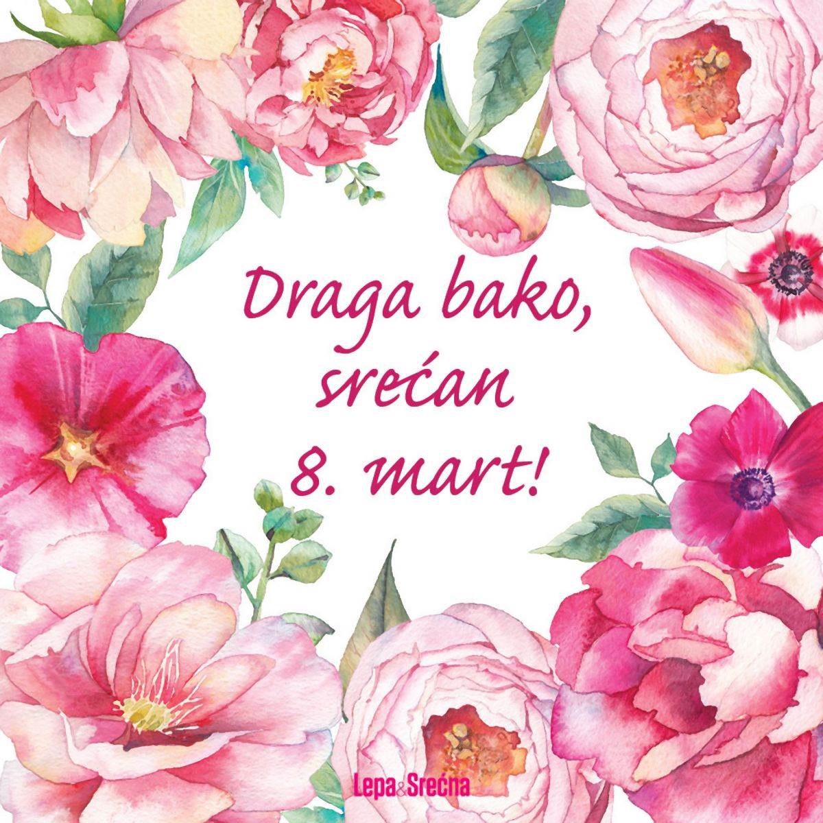 ČESTITKE ZA 8. MART: poželite srećan Dan žena i pošaljite nežnu poruku uz divnu sliku