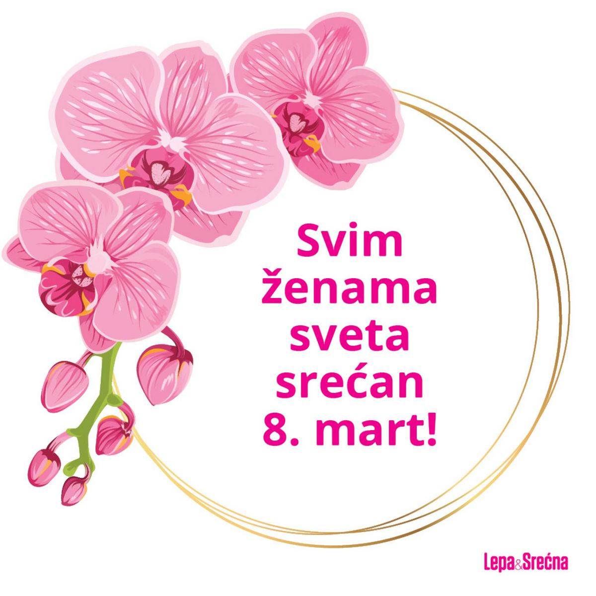 ČESTITKE ZA 8. MART: poželite srećan Dan žena i pošaljite nežnu poruku uz divnu sliku