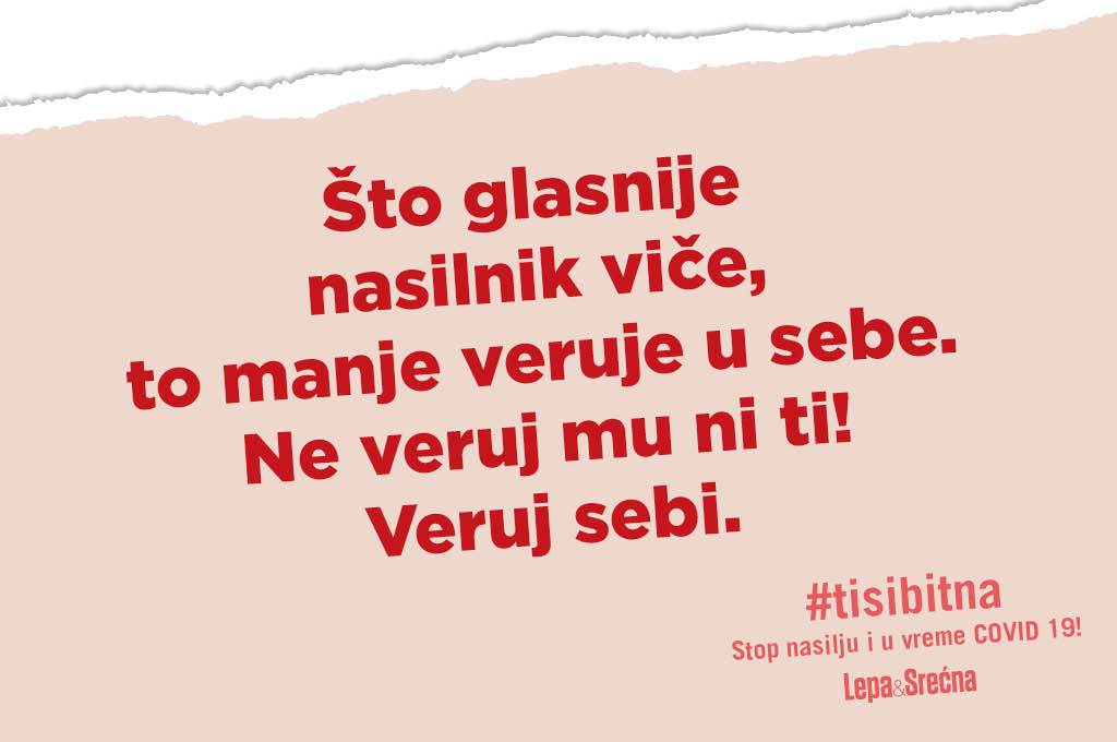 NEKA SVAKA ŽENA ZNA #TISIBITNA: 10 poruka ohrabrenja svim žrtvama porodičnog nasilja (FOTO)