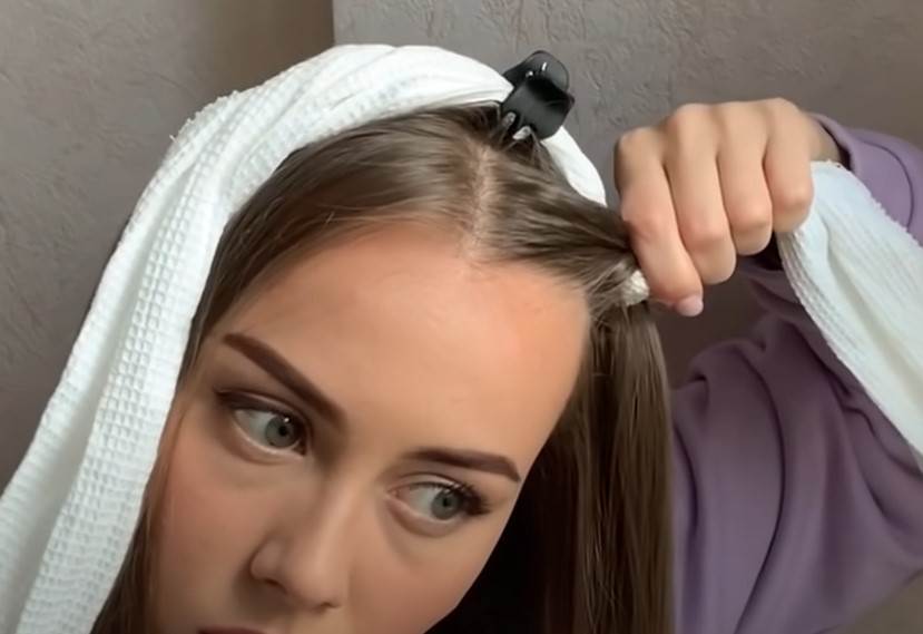 lokne frizura sa krpom marama traka 