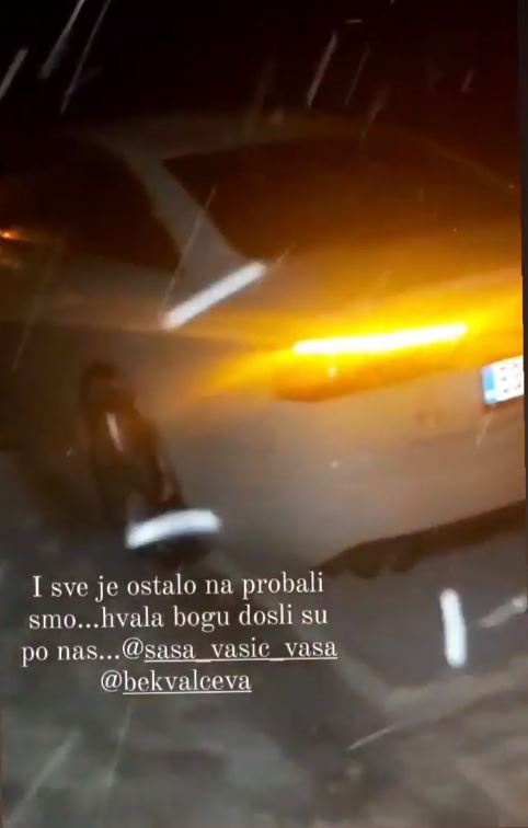 natasa bekvalac zavejana u snegu