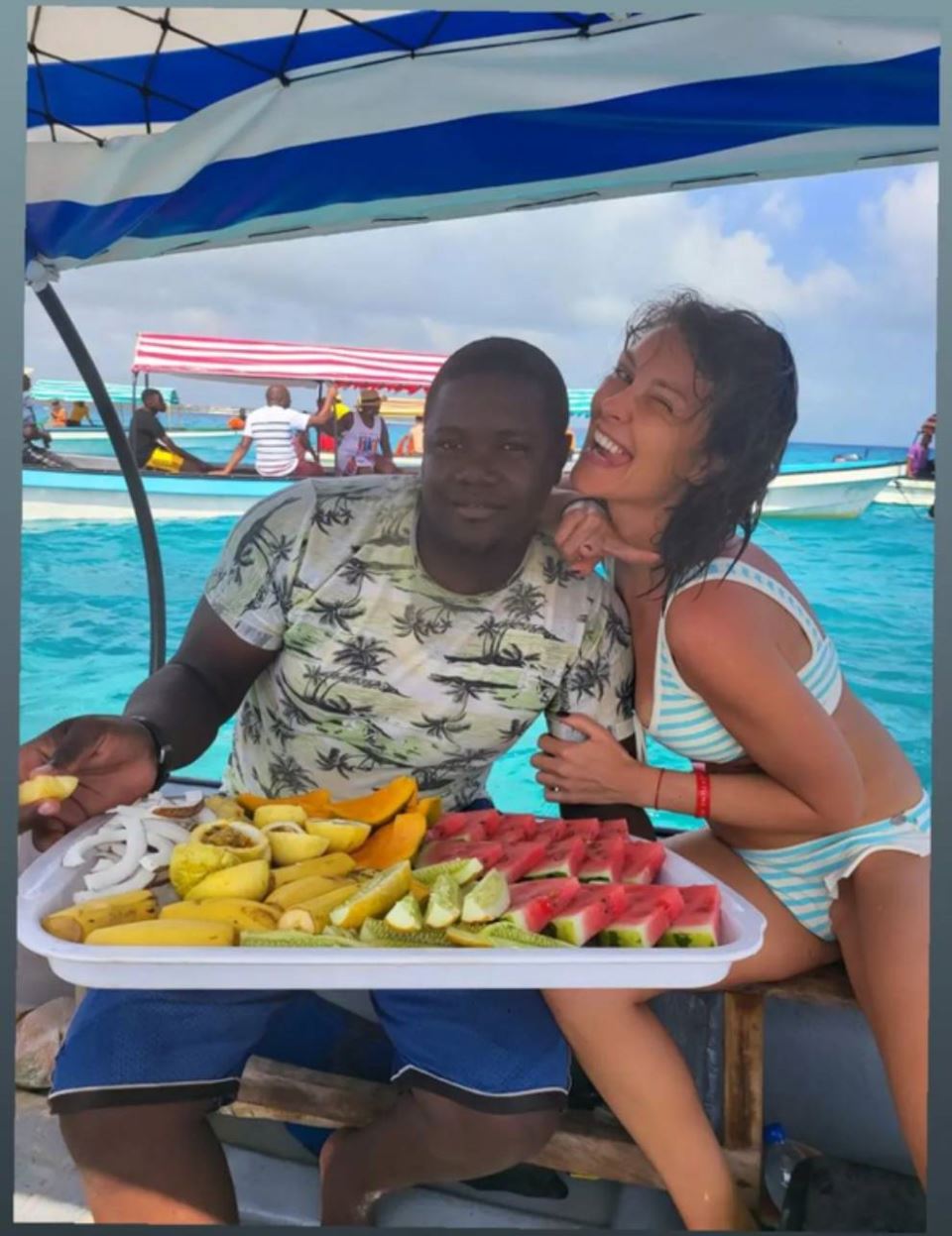 Dragana Mićalović na Zanzibaru