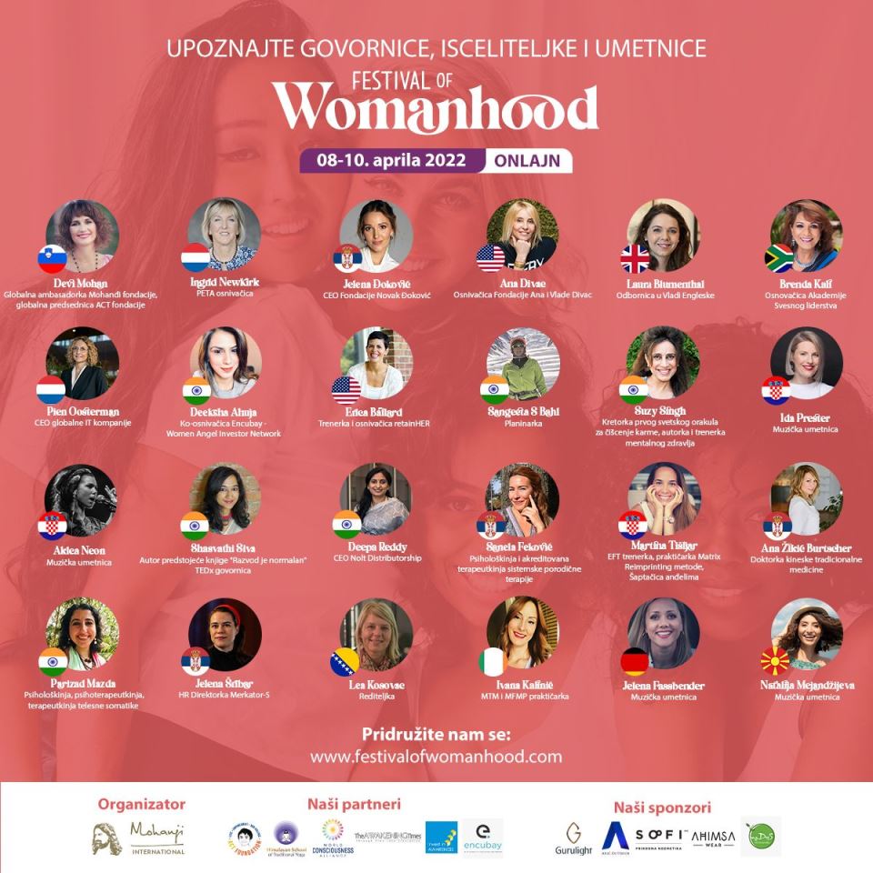 Festival of Womenhood od 8. do 10. aprila