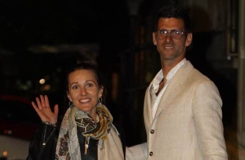 Jelena i Novak Đoković na svadbi kuma