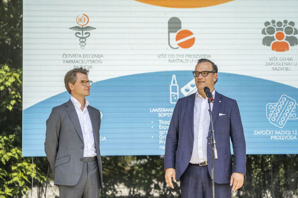Stephan Eder (levo) i dr Ronald Zeliger (desno)