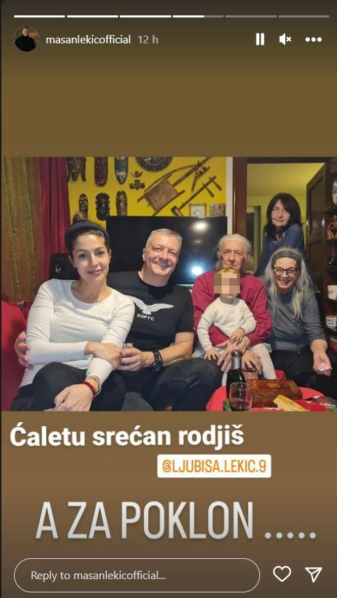 Mašan Lekić čeka dete