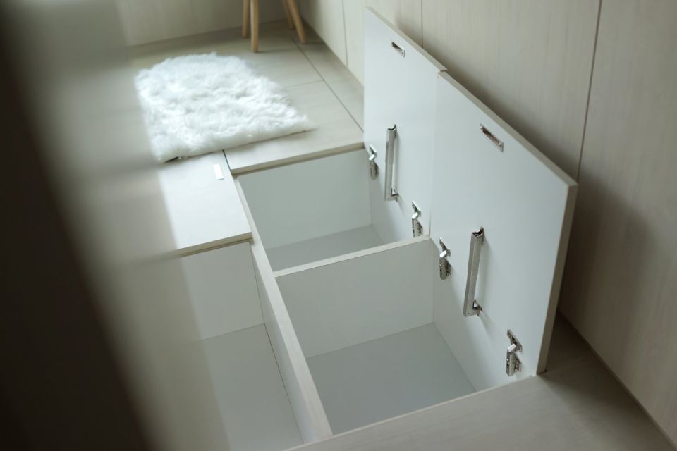 Skriveno skladište u malim stanovima