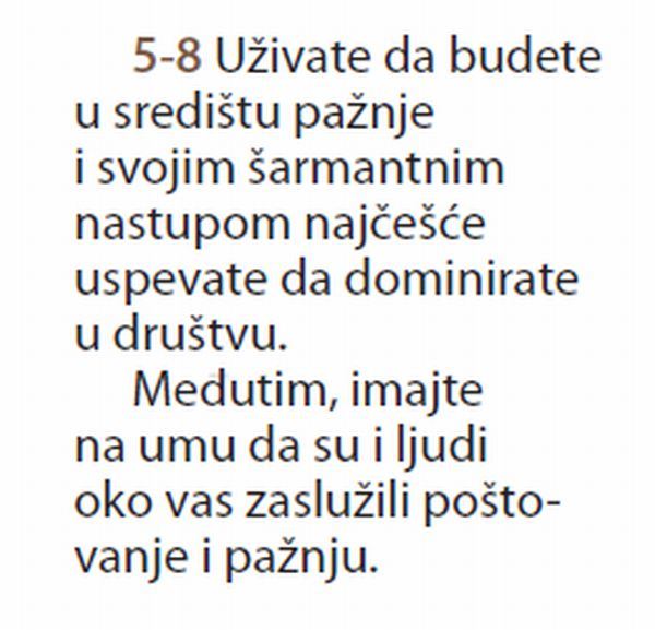 Da li volite da budete u centru pažnje?