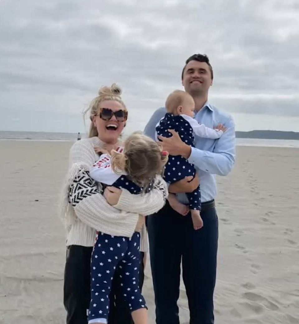 Čarli Kirk i Erika Lej Francve