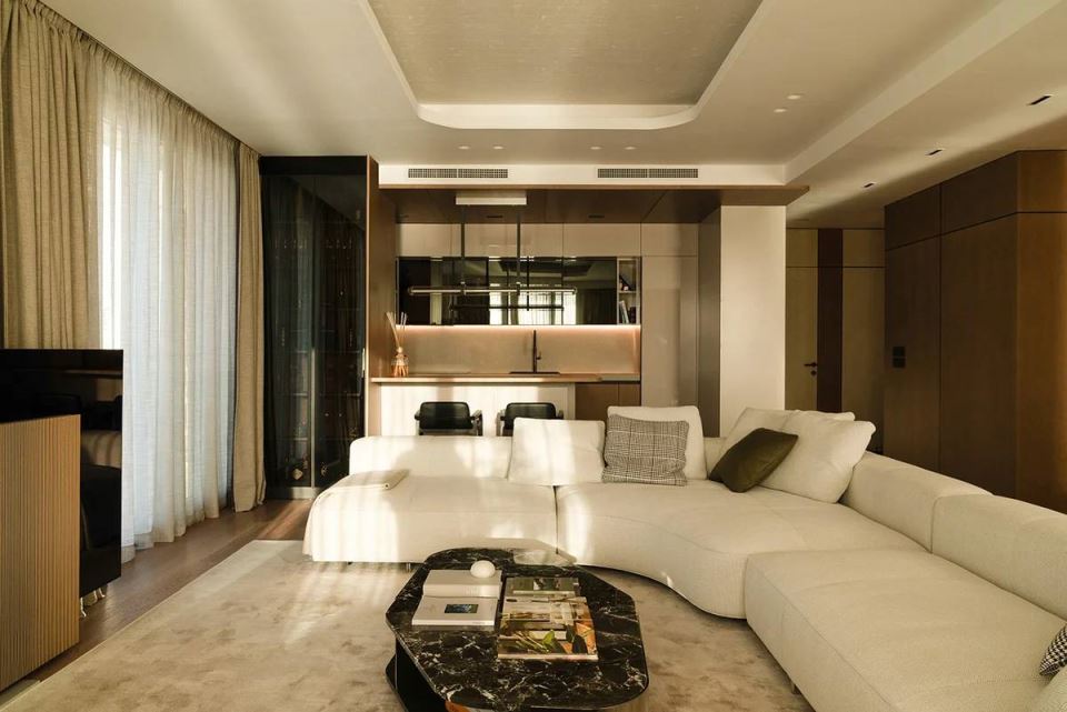 Enterijer stana u Beogradu na vodi