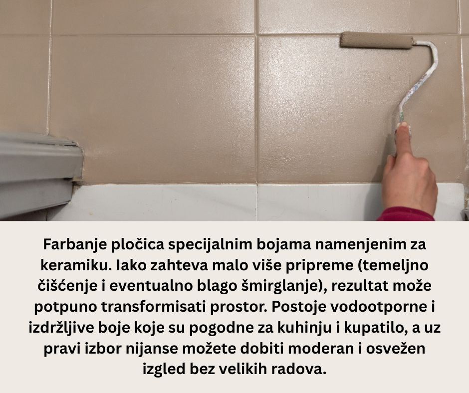 najjednostavniji trik su samolepljive dekorativne folije za pločice. Dolaze u raznim dezenima, od imitacije mermera do modernih geometrijskih šara, i lako se lepe direktno preko postojećih pločica (4).jpg