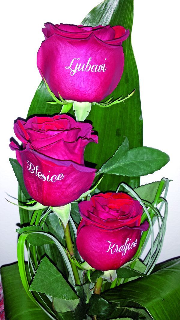 Ljubavne poruke na laticama cveća