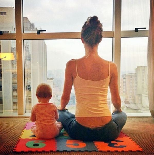 Žizel Bundšen: joga uz zalazak sunca (FOTO)