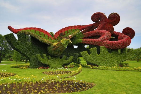 Čudesne skulpture za koje ne biste verovali da su napravljene od cveća