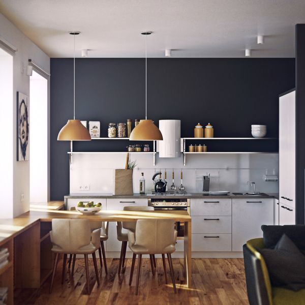 Zanimljivo arhitektonsko rešenje za uređenje dvosobnog stana