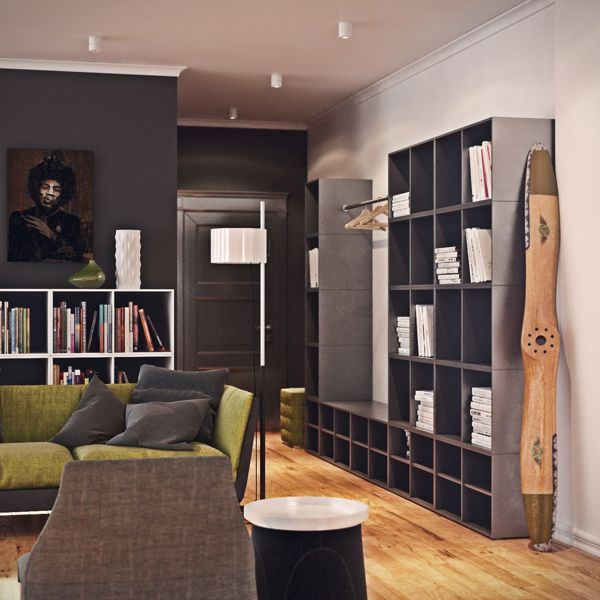 Zanimljivo arhitektonsko rešenje za uređenje dvosobnog stana