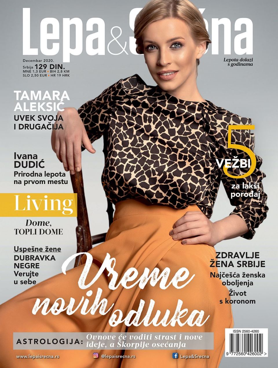 novi broj magazina lepa i srecna tamara aleksic naslovna strana