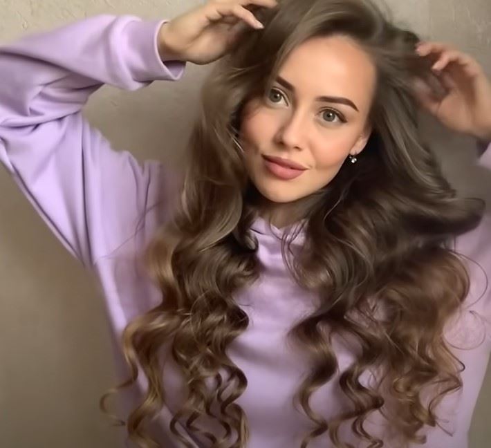 lokne frizura sa krpom marama traka 